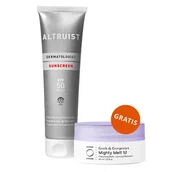 Balsamy i kremy do opalania - Altruist Sunscreen, krem przeciwsłoneczny, SPF 50, 100 ml + Geek & Gorgeous Mighty Melt, balsam oczyszczający, 40 ml gratis - miniaturka - grafika 1