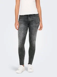ONLY Dżinsy - Skinny fit - w kolorze szarym - Spodenki damskie - miniaturka - grafika 1