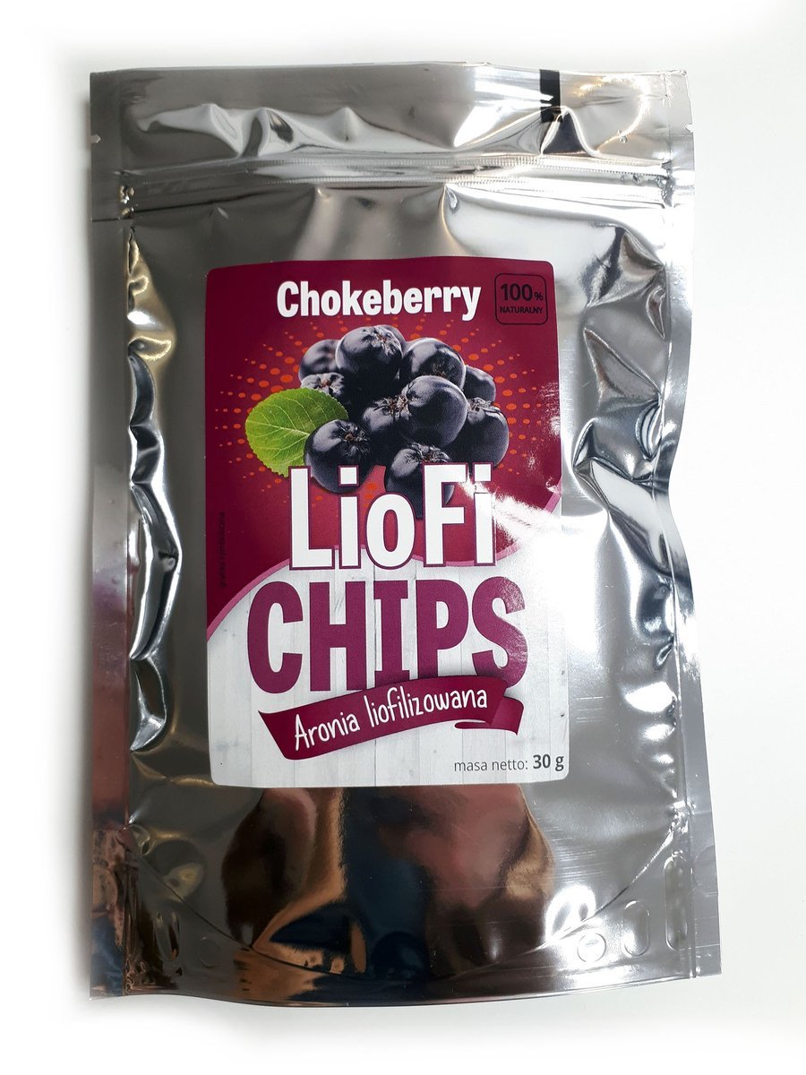 Owoce liofilizowane Elena LioFi Chips aronia 30g