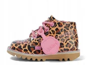 Półbuty damskie - Kickers Dziecięce Półbuty Logo Skórzane 24 Żgp - miniaturka - grafika 1