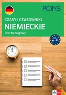 Książki do nauki języka niemieckiego - Pons Czasy i czasowniki niemieckie Plan treningowy PONS A1-B2 - Opracowanie zbiorowe - miniaturka - grafika 1