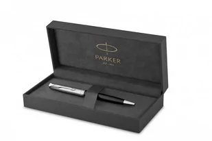 Parker Długopis SAND BLASTED METAL BLACK 2146867 2146867 - Długopisy - miniaturka - grafika 1