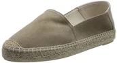 Espadryle damskie - Geox Damskie sandały na koturnie Lampedusa Espadryle, Lt Taupe, 37 EU - miniaturka - grafika 1