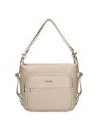 Torebki damskie - Wojas Skórzany plecak w kolorze beżowym - 29 x 30 x 13 cm - miniaturka - grafika 1