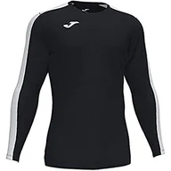 Koszulki męskie - Joma Joma Męska koszulka Academy z długim rękawem czarny czarno-biały M 101658.102 - miniaturka - grafika 1