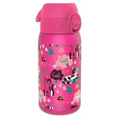 Bidony dla dzieci - Oryginalna butelka na wodę ION8 różowa Kotki 350ml - miniaturka - grafika 1