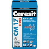 Kleje i inne preparaty budowlane - Zaprawa klejowa CM 17 Pro No Limit 22,5 kg - miniaturka - grafika 1