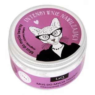 LAQ LaQ Kicia Mus do mycia twarzy intensywnie nawilżający Magnolia i Różowy Pieprz 100ml 129586 - Kosmetyki do mycia twarzy - miniaturka - grafika 1
