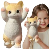 Zabawki sensoryczne - Gniotek Duży Kotek Sensoryczny IS 14cm - miniaturka - grafika 1