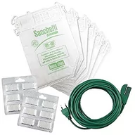 Worki do odkurzaczy - bierre sklep KIT0223 Torby Follet 135 VK 136 12SZTUK + 12 PROFUMI+ Kabel 10 Metrów KOMPATYBILNY, Biały - miniaturka - grafika 1