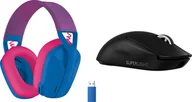 Myszki - Logitech G435 Niebieskie 981-001062 + G PRO X SuperLight 2 910-006630 - miniaturka - grafika 1