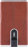 Etui na dokumenty i karty - Piquadro Piquadro, Blue Square, Leather, Card Holder, Square Sliding System, PP4891B3R, Brown, For Men For Men - miniaturka - grafika 1