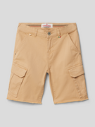 Spodnie i spodenki dla chłopców - Szorty cargo z detalem z logo model ‘REVI’ - miniaturka - grafika 1
