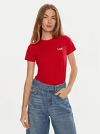 Koszulki i topy damskie - Guess T-Shirt W4BI57 J1314 Czerwony Slim Fit - miniaturka - grafika 1