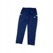 Spodnie damskie - Spodnie dresowe granatowe męskie Adidas M - miniaturka - grafika 1
