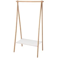 Wieszaki i stojaki - Wieszak na ubrania z Półką Scandi h155 x 86 cm - miniaturka - grafika 1