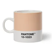 Kubki - Pomarańczowy ceramiczny kubek na espresso 120 ml Peach Fuzz 13-1023 – Pantone - miniaturka - grafika 1