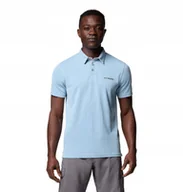 Koszulki męskie - Columbia Nelson Point Polo - Ripple Blue M - miniaturka - grafika 1