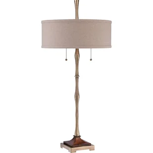 Quoizel Hickman QZS-CKHM1879T lampka stołowa 2x60W/E27 QZS-CKHM1879T - Lampy stojące - miniaturka - grafika 2