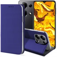 Etui i futerały do telefonów - ETUI Z KLAPKĄ DO XIAOMI REDMI NOTE 13 PRO 4G / POCO M6 PRO GRANATOWE KABURA - miniaturka - grafika 1