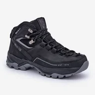 Buty trekkingowe męskie - Buty Trekkingowe Męskie Big Star OO174341 Czarne - miniaturka - grafika 1