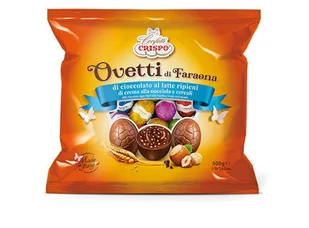 jajeczka z orzechami cioccolato al latte ripieni 500g - Crispo - Bombonierki i czekoladki - miniaturka - grafika 1