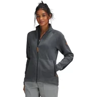 Bluzy damskie - Fjallraven Övik bluza damska z polaru z zamkiem błyskawicznym, ciemnoszara, XXS - miniaturka - grafika 1