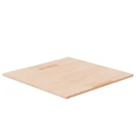 Blaty meblowe i parapety okienne - Kwadratowy blat do stolika, 60x60x1,5 cm, surowe drewno dębowe - miniaturka - grafika 1