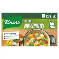Buliony i przyprawy w kostkach - Knorr Bulion warzywny 180 g (18 x 10 g) - miniaturka - grafika 1