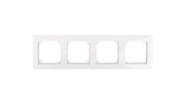 Klawisze i ramki - Schneider MERTEN RAMKA CZTEROKROTNA M-PLAN BIAŁA SYSTEM M MERTEN MTN515419 - miniaturka - grafika 1