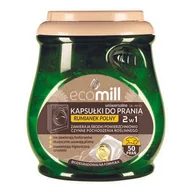 Środki do prania - Kapsułki do prania uniwersalne 2w1 rumianek polny 50 sztuk MILL clean ecomill - miniaturka - grafika 1