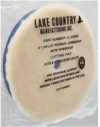 Lake Country 6" Low Lint Prewashed Lambswool Pad - Pad z wełny janięcej - Akcesoria do mycia samochodu - miniaturka - grafika 1