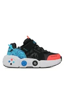 Buty dla chłopców - Skechers Sneakersy Gametronix 402260L/BKMT Czarny - miniaturka - grafika 1