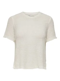 ONLY Sweter w kolorze kremowym - Swetry damskie - miniaturka - grafika 1