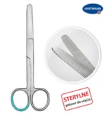 Akcesoria medyczne - Nożyczki chirurgiczne sterylne proste 14,5 cm tępo/tępe (Hartmann) - miniaturka - grafika 1