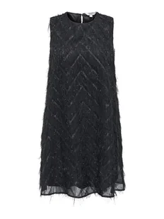 ONLY Sukienka koktajlowa Faye 15358411 Czarny Loose Fit - Sukienki - miniaturka - grafika 1