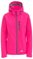 Kurtki damskie - Trespass damska wodoszczelna kurtka softshellowa z odpinanym kapturem Lorina, Pink Lady, XS, FAJKSSN10002_PLDXS - miniaturka - grafika 1