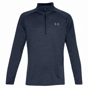Męska koszulka Under Armour Tech 2.0 1/2 Zip Rozmiar: XL / Kolor: ciemnoniebieski - Koszulki sportowe męskie - miniaturka - grafika 1