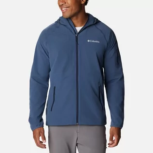 Kurtki damskie - Męski softshell Columbia Tall Heights Hooded Softshell dark mountain - L - grafika 1