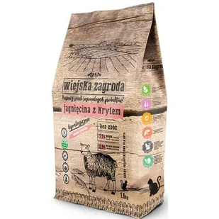 Wiejska Zagroda Cat Jagnięcina z krykem 1,6 kg - Sucha karma dla kotów - miniaturka - grafika 1