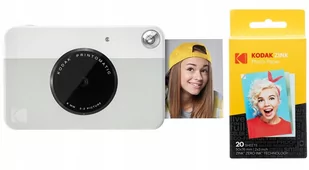 Aparat Kodak Printomatic 5mp + Wkład Papier 20 Szt. - Szary - Aparaty natychmiastowe - miniaturka - grafika 1