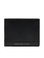 Portfele - Tommy Hilfiger Portfel męski AM0AM13039 Czarny - miniaturka - grafika 1