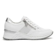 Sneakersy damskie - Sneakers Rieker N4322-80 - miniaturka - grafika 1