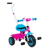 Rowerki trójkołowe - Milly Mally Turbo Candy różowy/niebieski - miniaturka - grafika 1