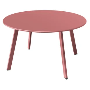 Stolik ogrodowy Olivier 70 cm róż PATIO - Stoły ogrodowe - miniaturka - grafika 1