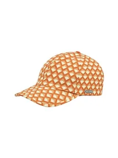 SEALSKINZ Longham wodoodporna składana czapka z nadrukiem na każdą pogodę, pomarańczowa, jeden rozmiar, czapka z daszkiem, pomarańczowy, rozmiar uniwersalny - Czapki damskie - miniaturka - grafika 1