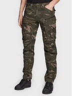 Spodnie męskie - G-Star Raw Spodnie materiałowe Rovic D02190-C313-D212 Zielony Regular Fit - miniaturka - grafika 1