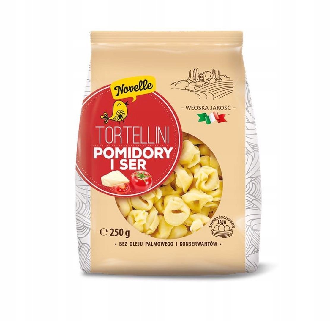 Novelle Tortellini z pomidorami i serem 250 g