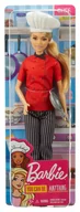 Lalki dla dziewczynek - Mattel Lalka Barbie Kariera Szef Kuchni 5 - miniaturka - grafika 1