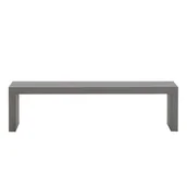 Krzesła - Beliani Ławka ogrodowa betonowa szara TARANTO - miniaturka - grafika 1